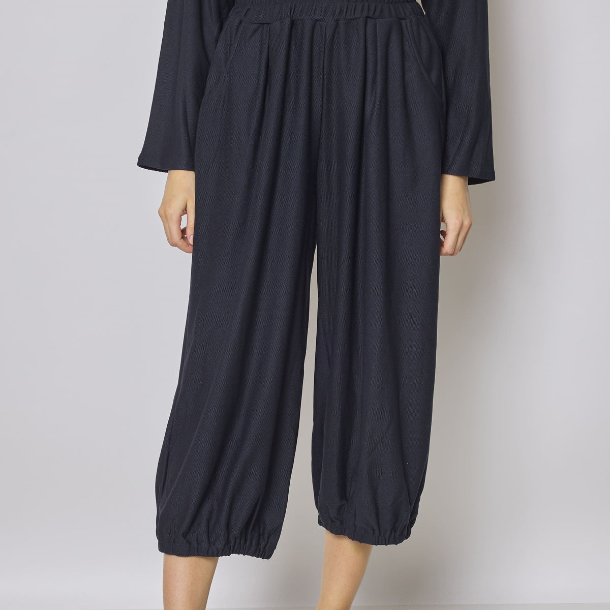 Pantalon large en coton