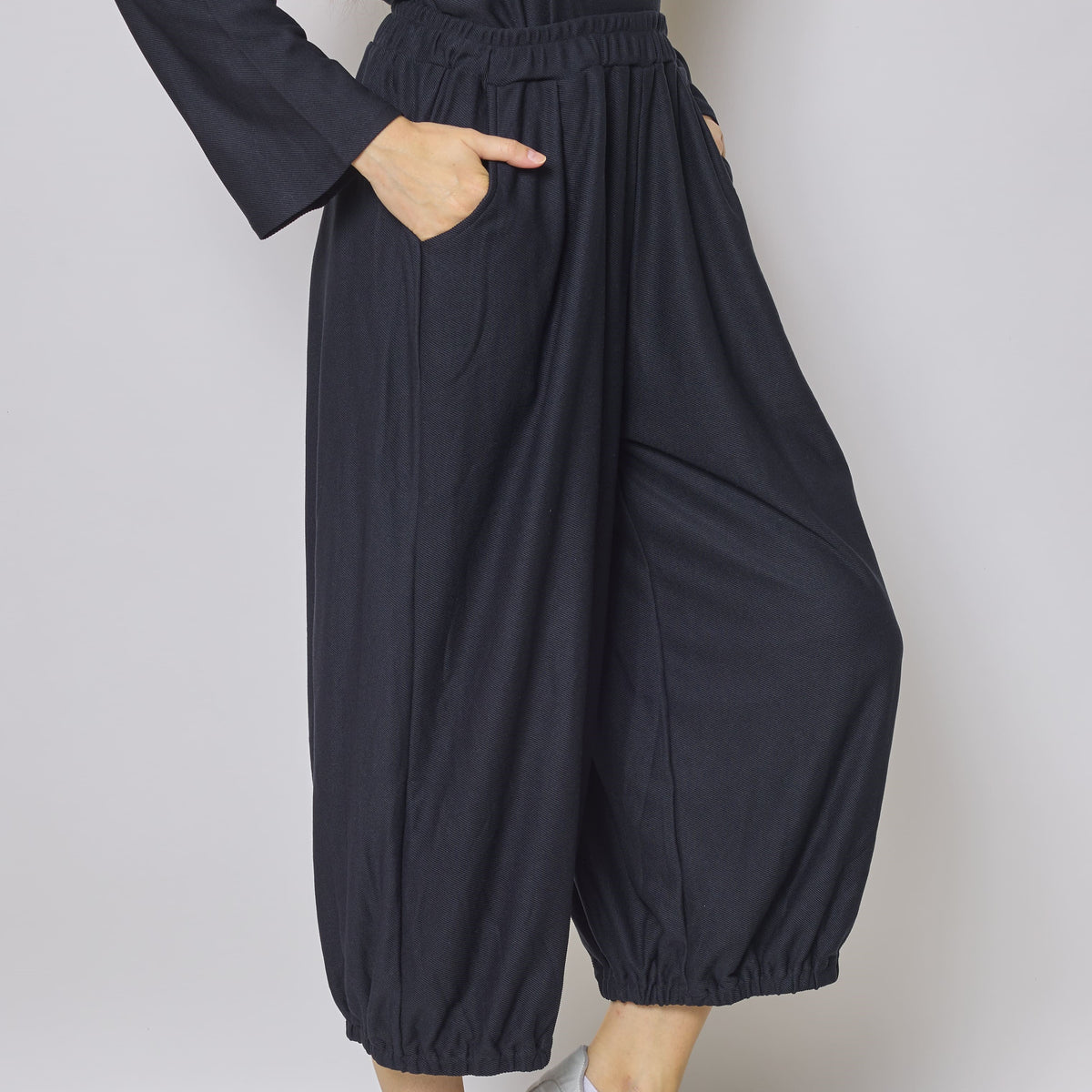 Pantalon large en coton