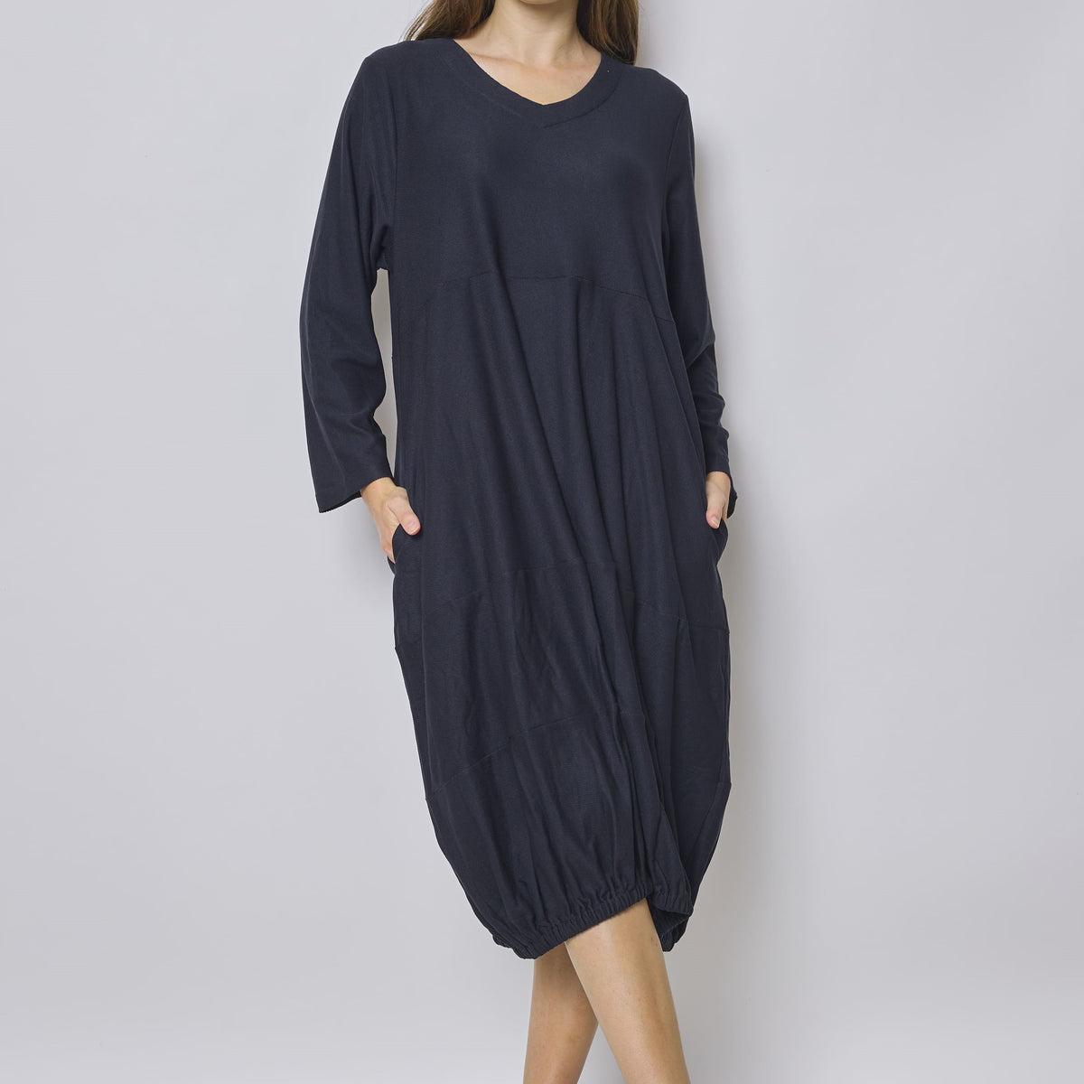 Robe ballon en coton