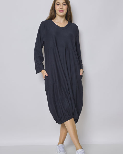 Robe ballon en coton