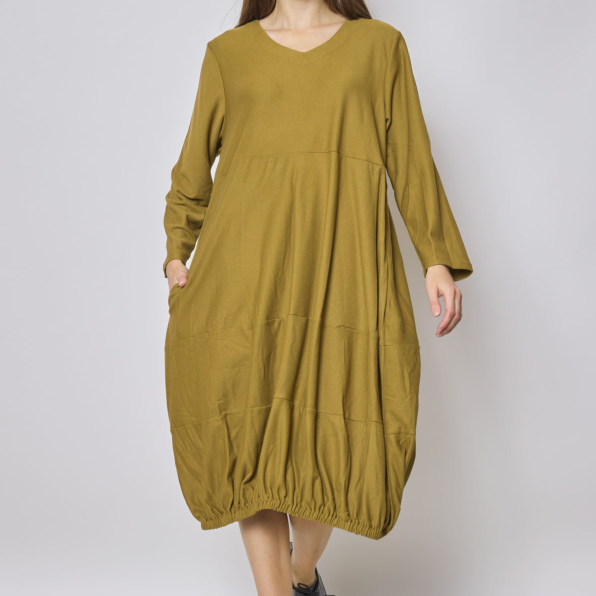 Robe ballon en coton