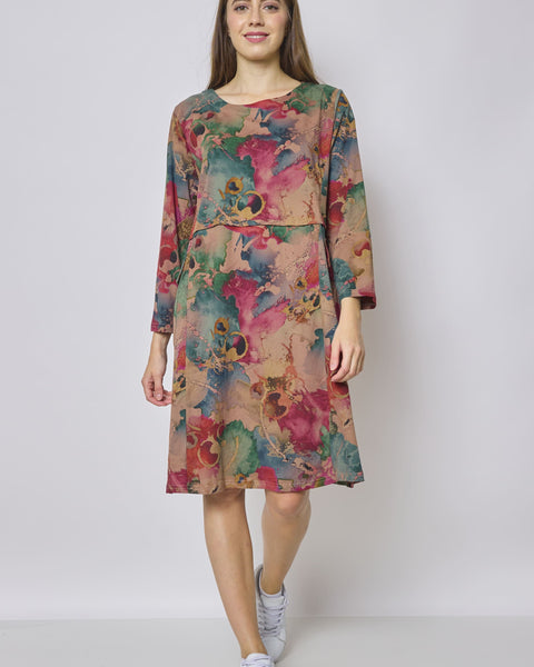 Robe en coton colorée