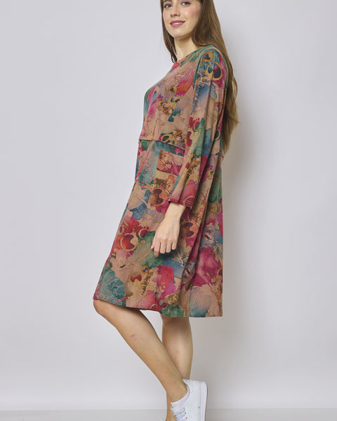 Robe en coton colorée