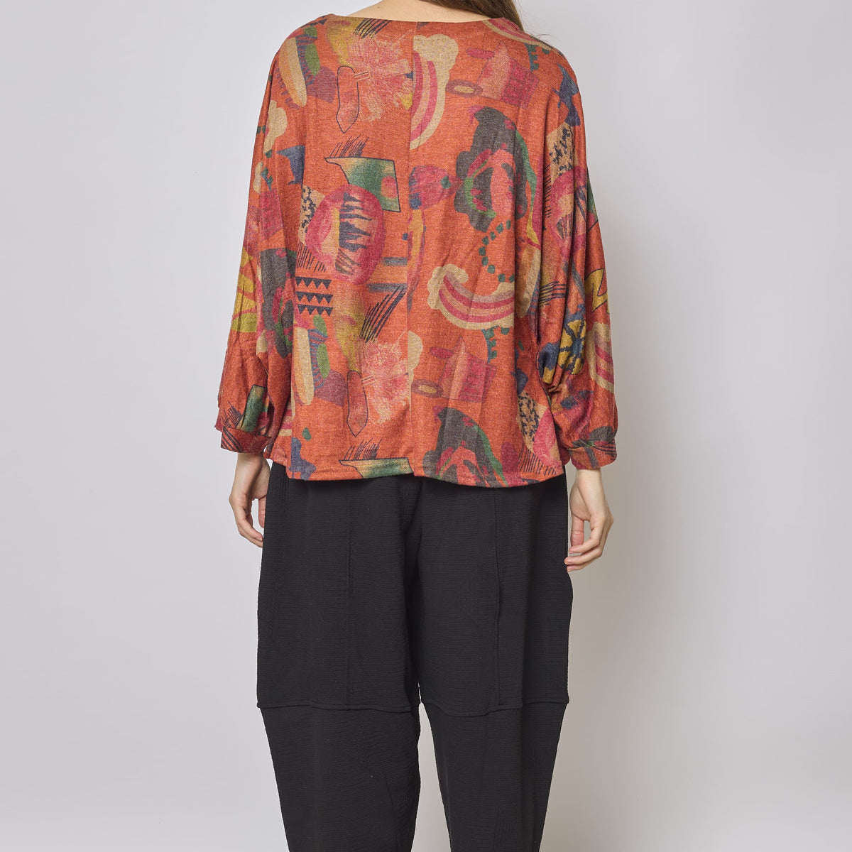 Pull hiver à motifs