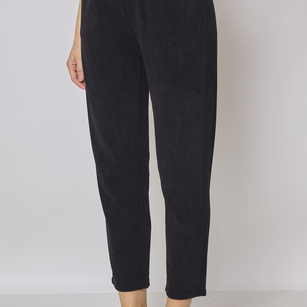 Jogging noir pantalon cigarette