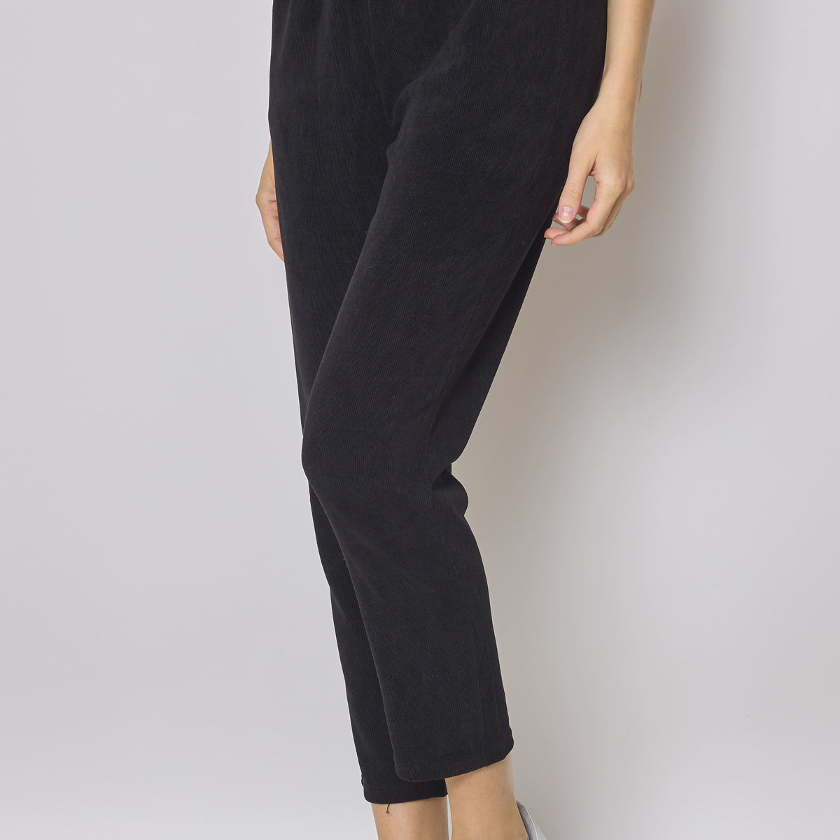 Jogging noir pantalon cigarette