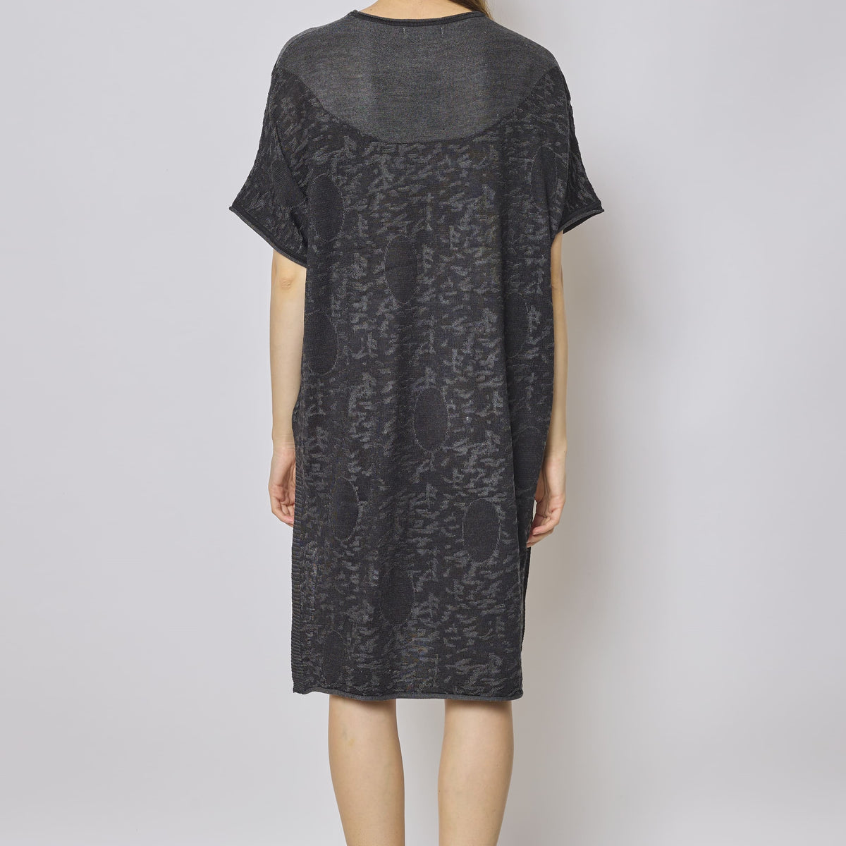 Robe mi longue aux impressions de soleil