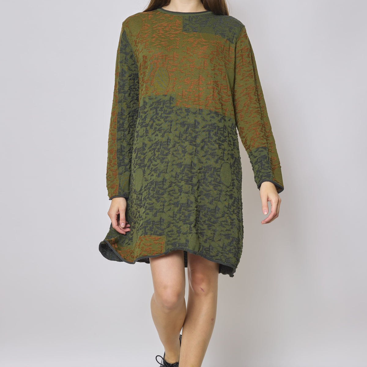Robe pull verte