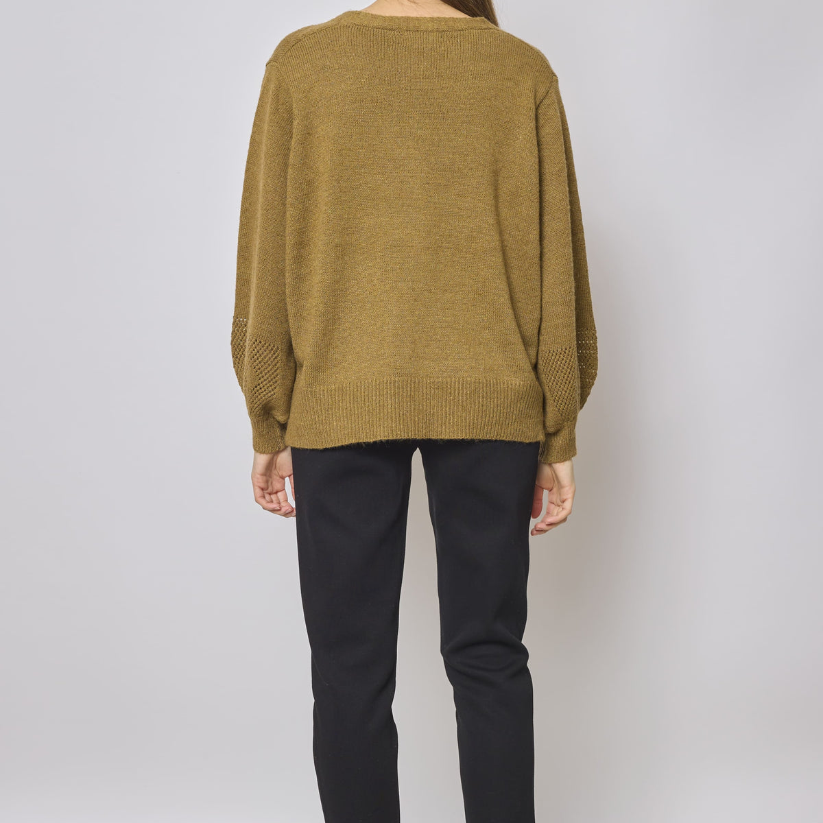 Gilet en laine et coton