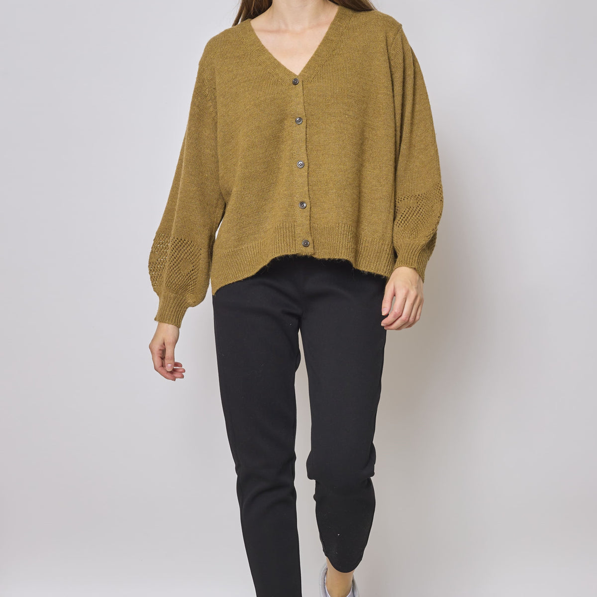 Gilet en laine et coton