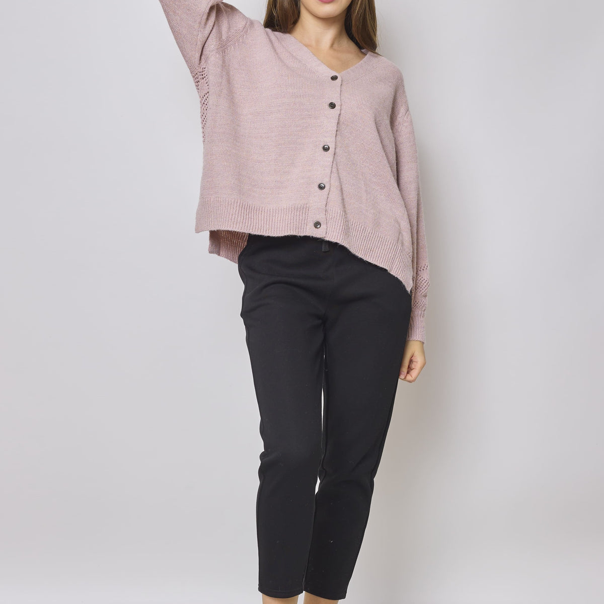 Gilet en laine et coton