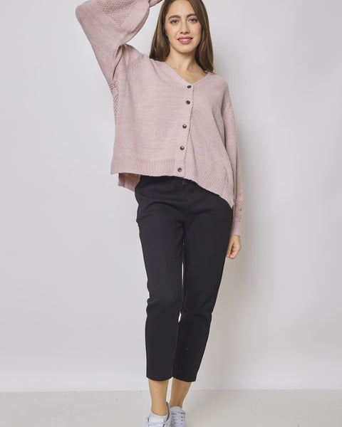 Gilet en laine et coton