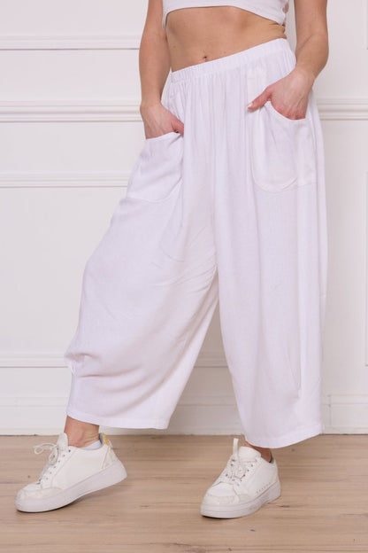 Pantalons Blanc