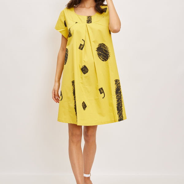 Abito a tunica a maniche corte