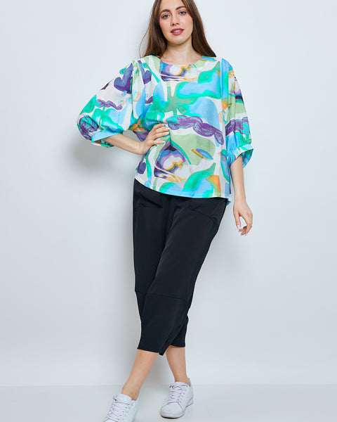 Blouse pastel turquoise