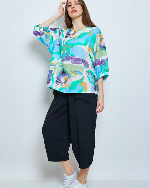 Blouse pastel turquoise