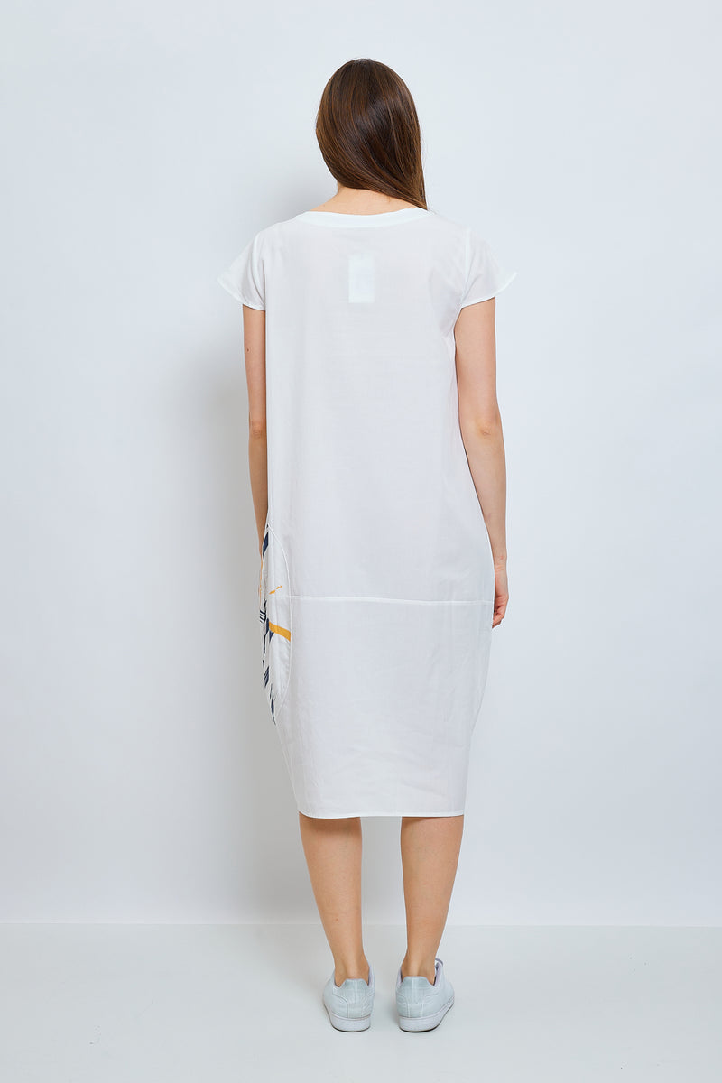 Robe noire ou blanche en coton