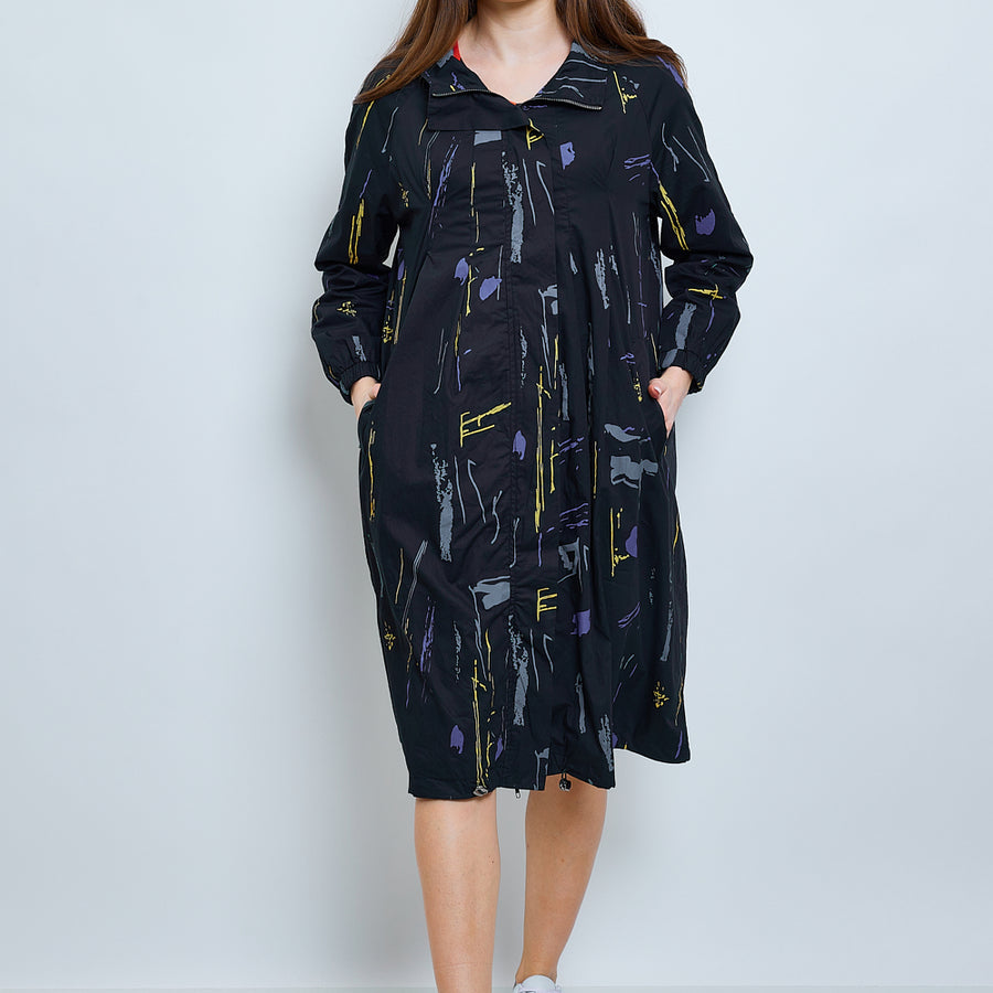 Imperméable noire urbaine