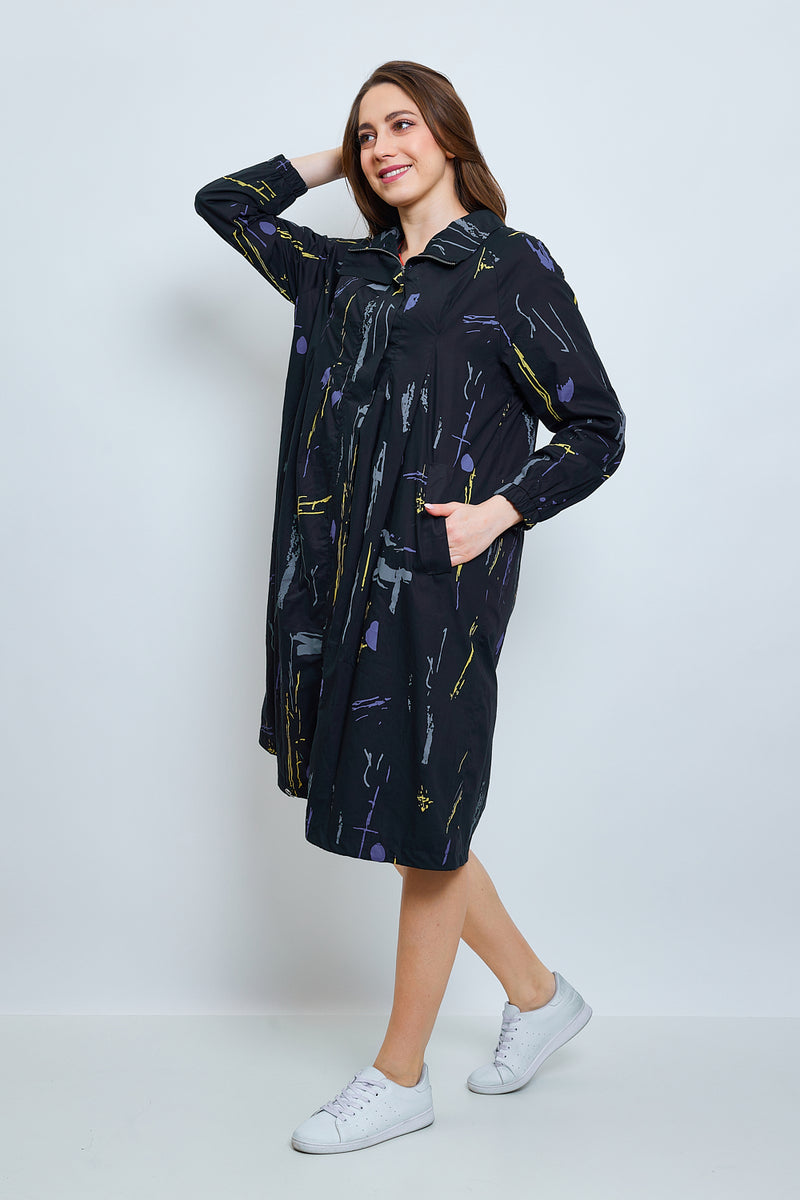 Imperméable noire urbaine