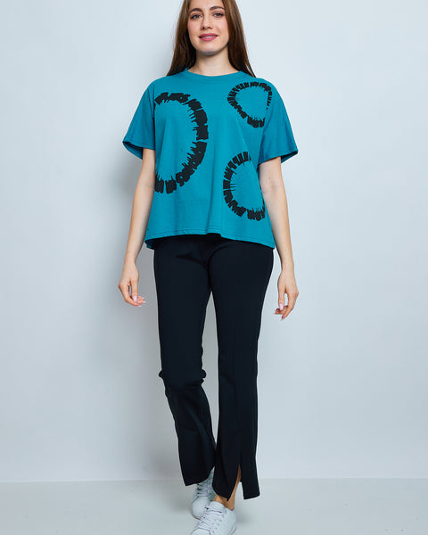 T-shirt aux cercles ciselés