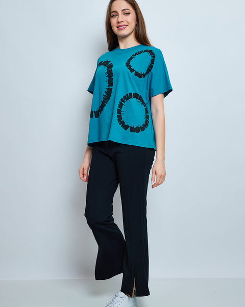 T-shirt aux cercles ciselés