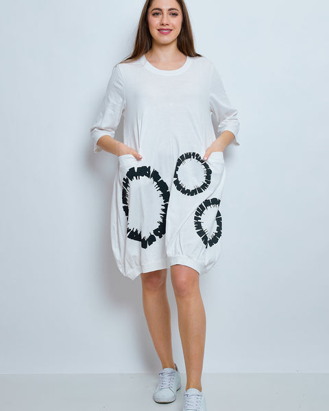 Robe aux cercles ciselés