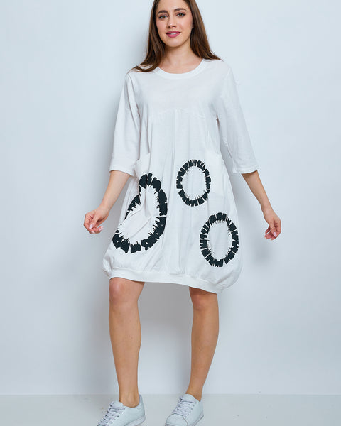 Robe aux cercles ciselés