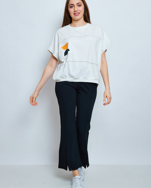 Haut simple en coton