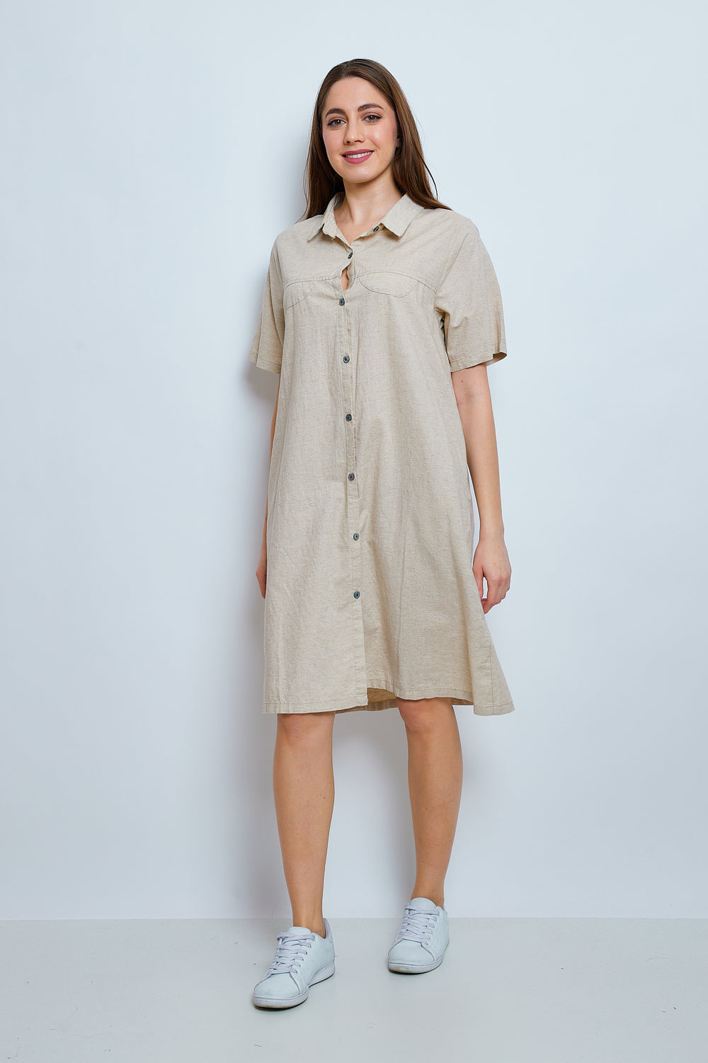 Linen and cotton shirt