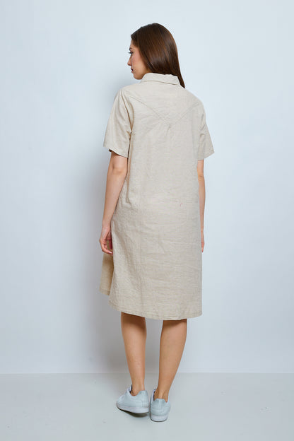 Linen and cotton shirt