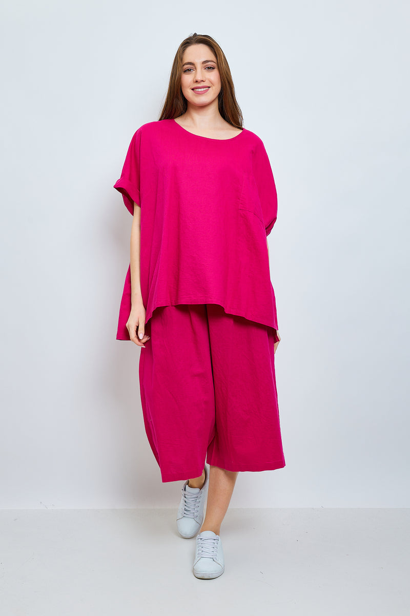 Haut en lin et coton