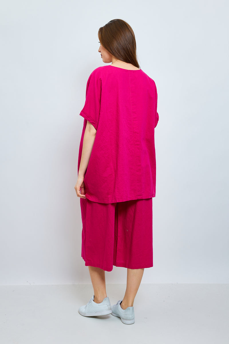 Haut en lin et coton