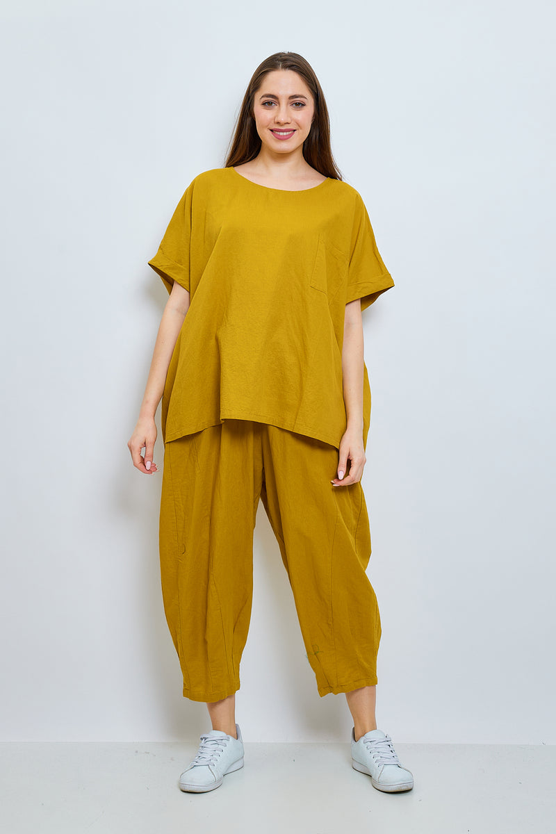 Haut en lin et coton