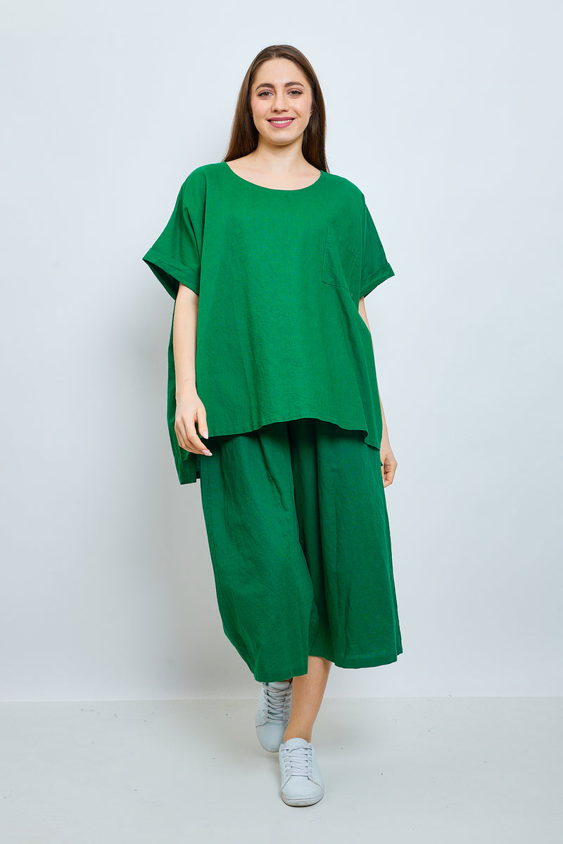 Haut en lin et coton