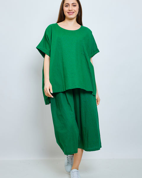 Haut en lin et coton