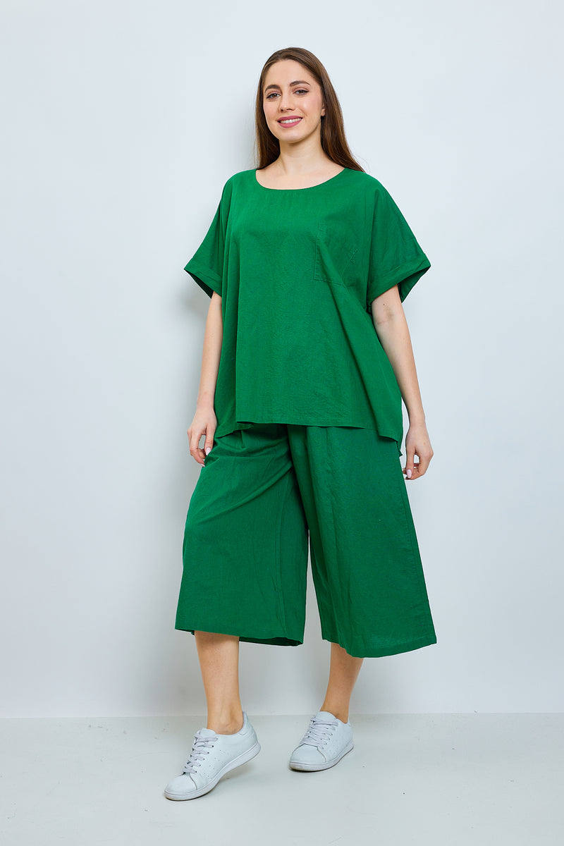 Haut en lin et coton