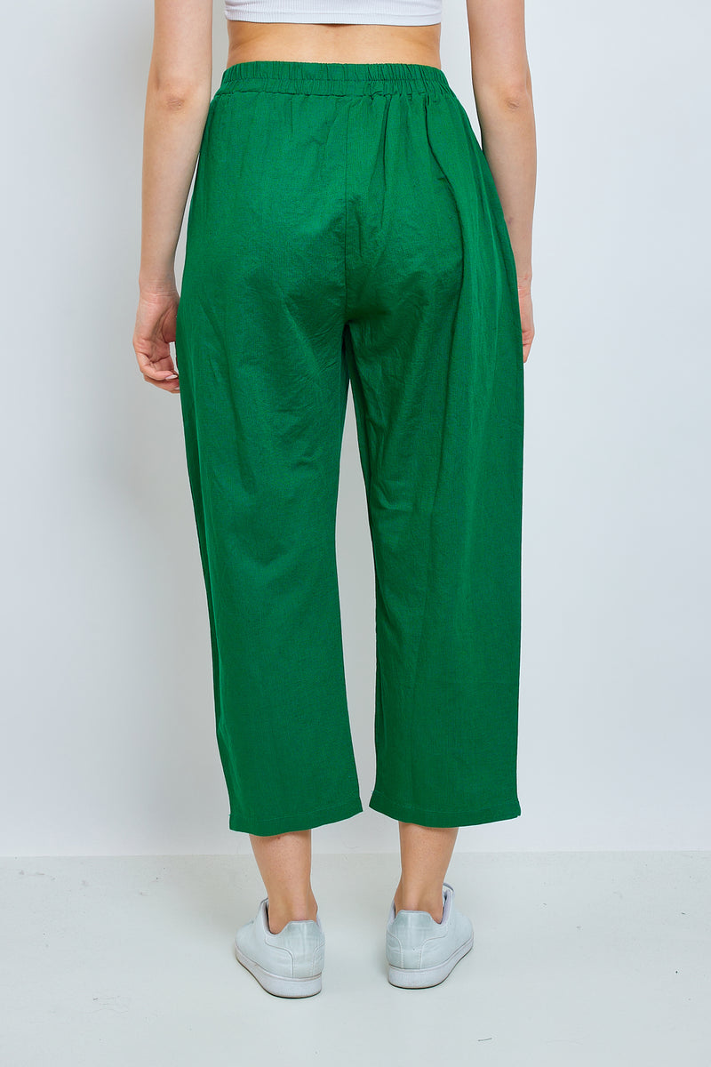 Pantalon en lin et coton