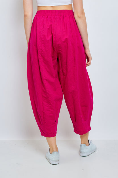 Loose linen and cotton pants