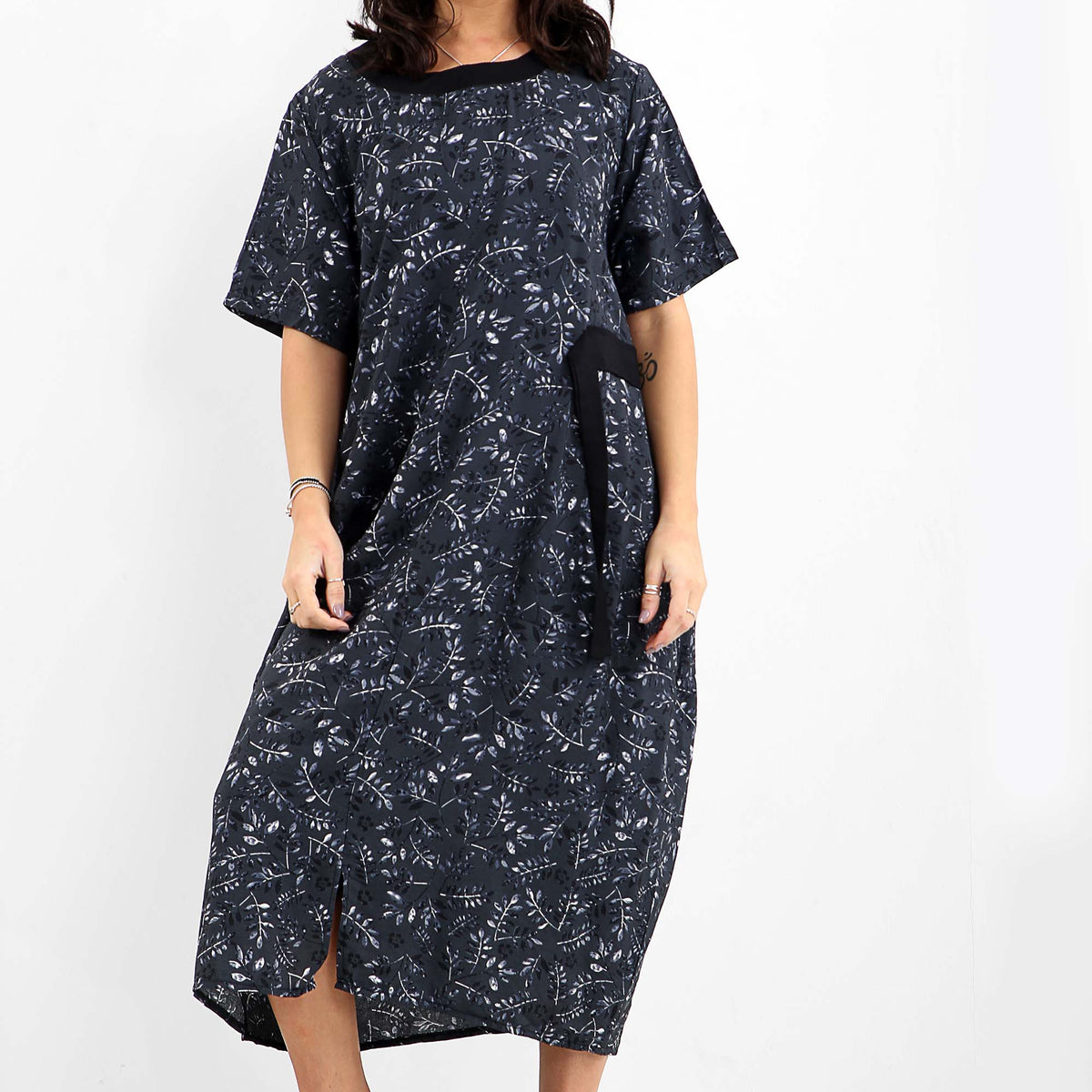 Robe longue aux motifs fleuris