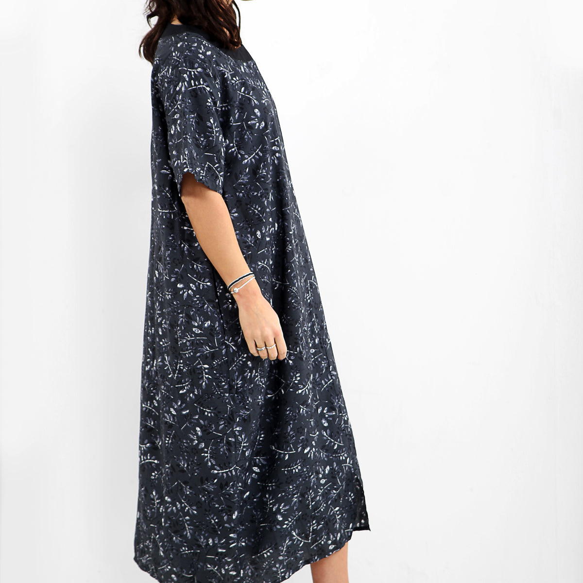 Robe longue aux motifs fleuris