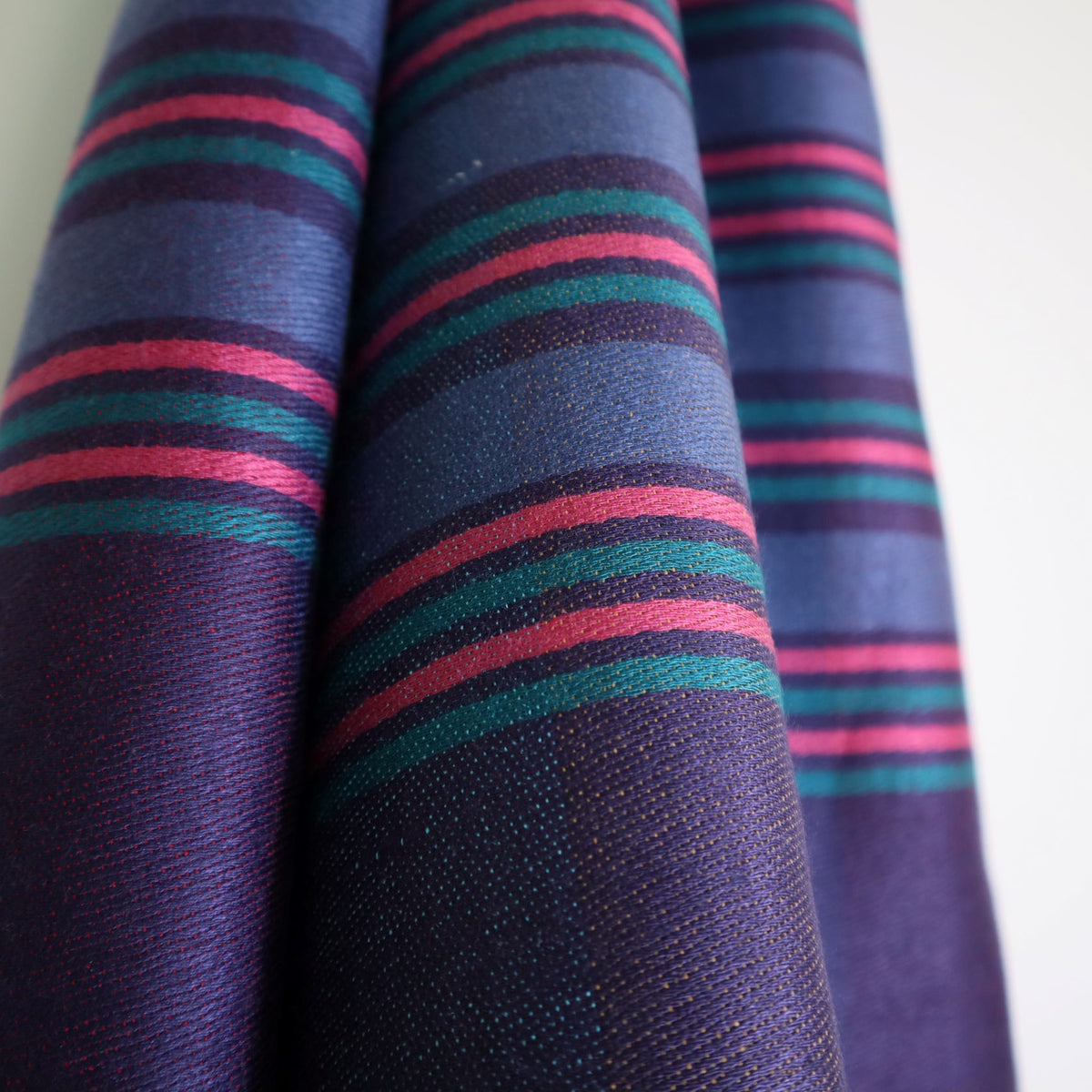 Checkered and lines scarf