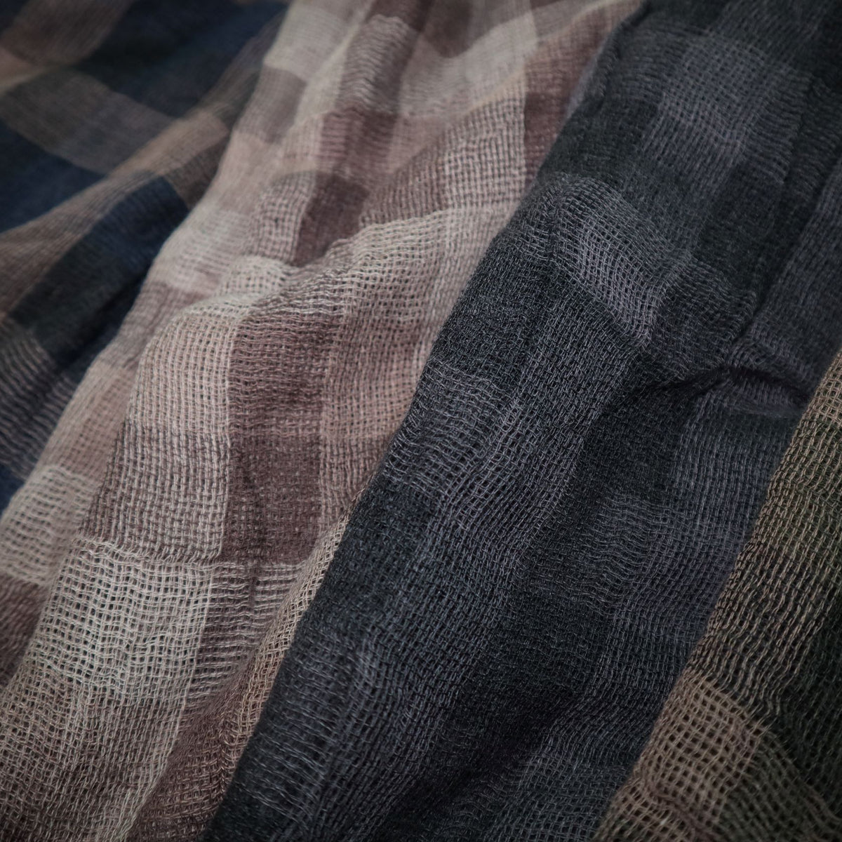 Écharpe petits carreaux