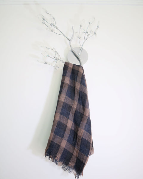 Sciarpa a quadri piccoli