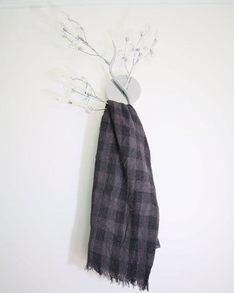 Sciarpa a quadri piccoli