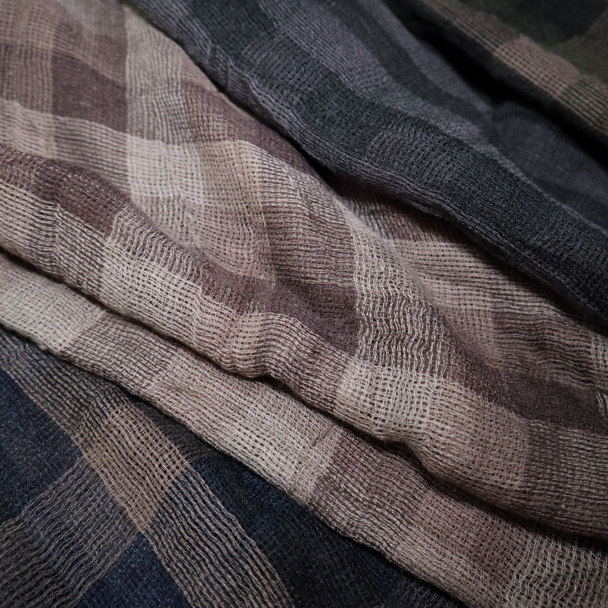 Écharpe petits carreaux