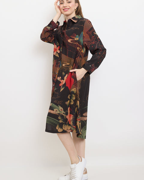 Chemise à fleur d'étang