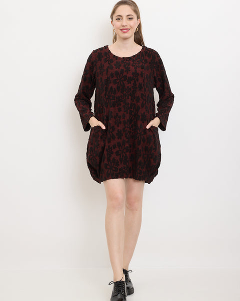 Robe tunique à inspiration fleur de jacinthe