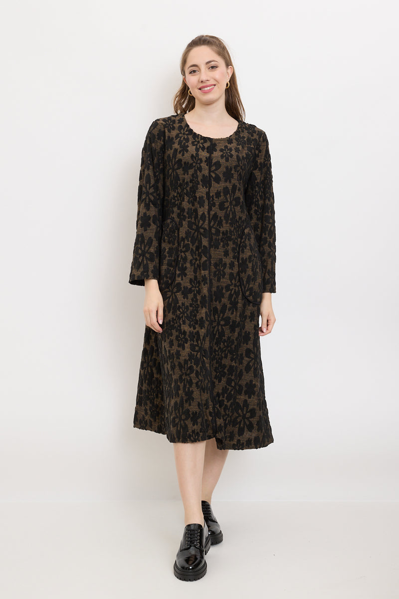 Robe longue à inspiration fleur de jacinthe