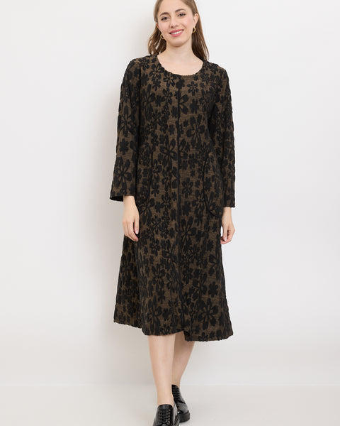 Robe longue à inspiration fleur de jacinthe