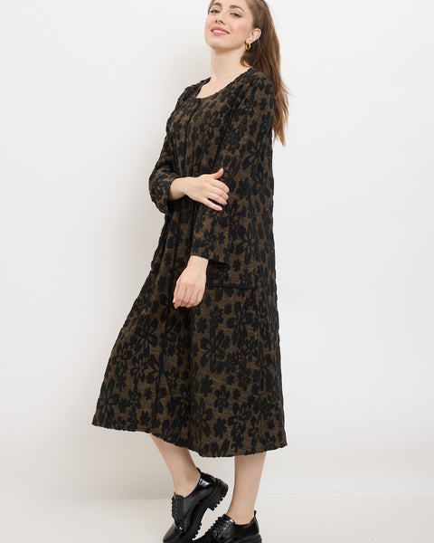 Robe longue à inspiration fleur de jacinthe